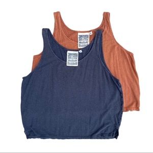 CROPPED TANKS - JUNGMAVEN HEMP/COTTON BLEND - Bundle of two